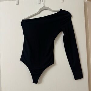 A&F one shoulder long sleeve top Soft collection size -Small